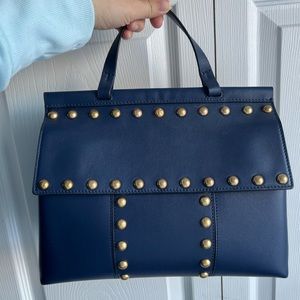 Tory Burch block t stud satchel Crossbody